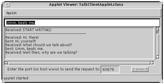 Applet Viewers Window