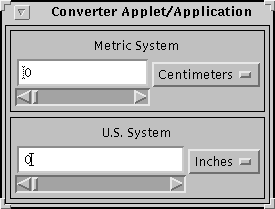 Converter of distances between US and metric.
