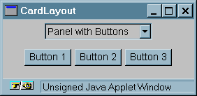 CardLayout: Buttons