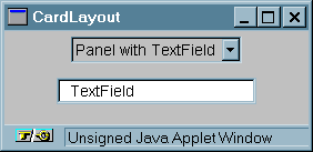 CardLayout: TextField